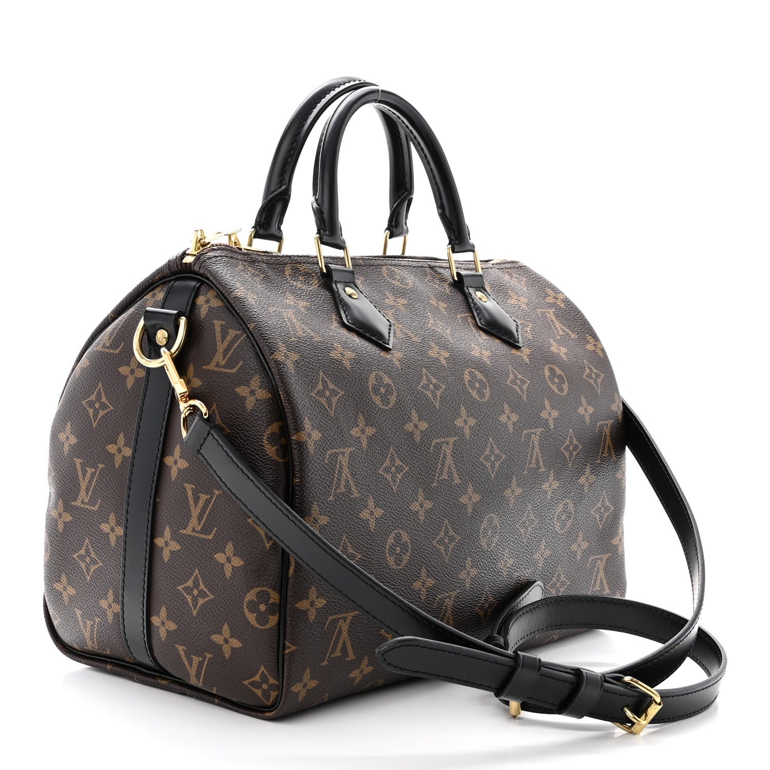 Louis Vuitton Monogram My World Tour Speedy Bandouliere 30 Black 3 of 11