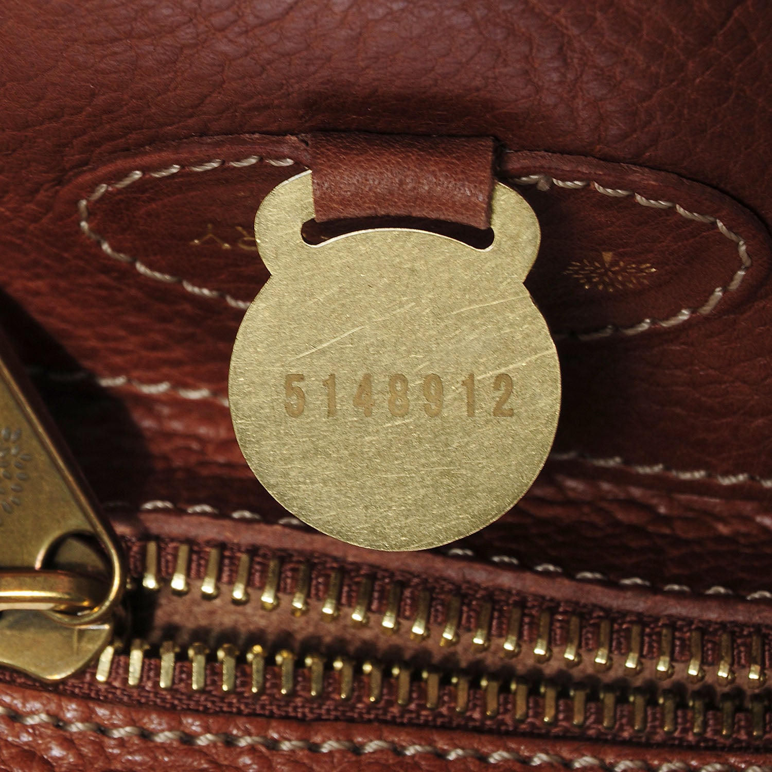 Mulberry Natural Leather Bayswater Oak 10 of 11