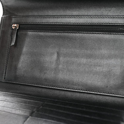 Chanel Caviar Timeless CC Large Gusset Flap Wallet Black 9 of 11