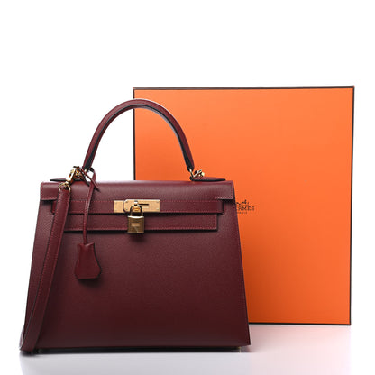 Hermes Epsom Kelly Sellier 28 Rouge H 11 of 11