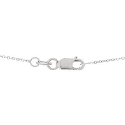 Roberto Coin 18K White Gold Diamond Medium Tiny Treasures Circle Pendant Necklace 3 of 4