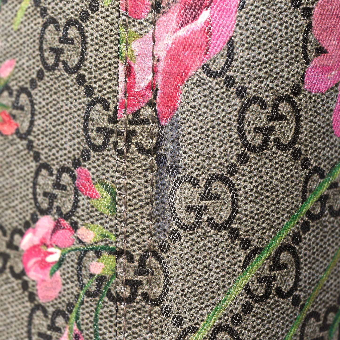GG Supreme Monogram Blooms Large Reversible Tote Beige Multicolor Dry Rose