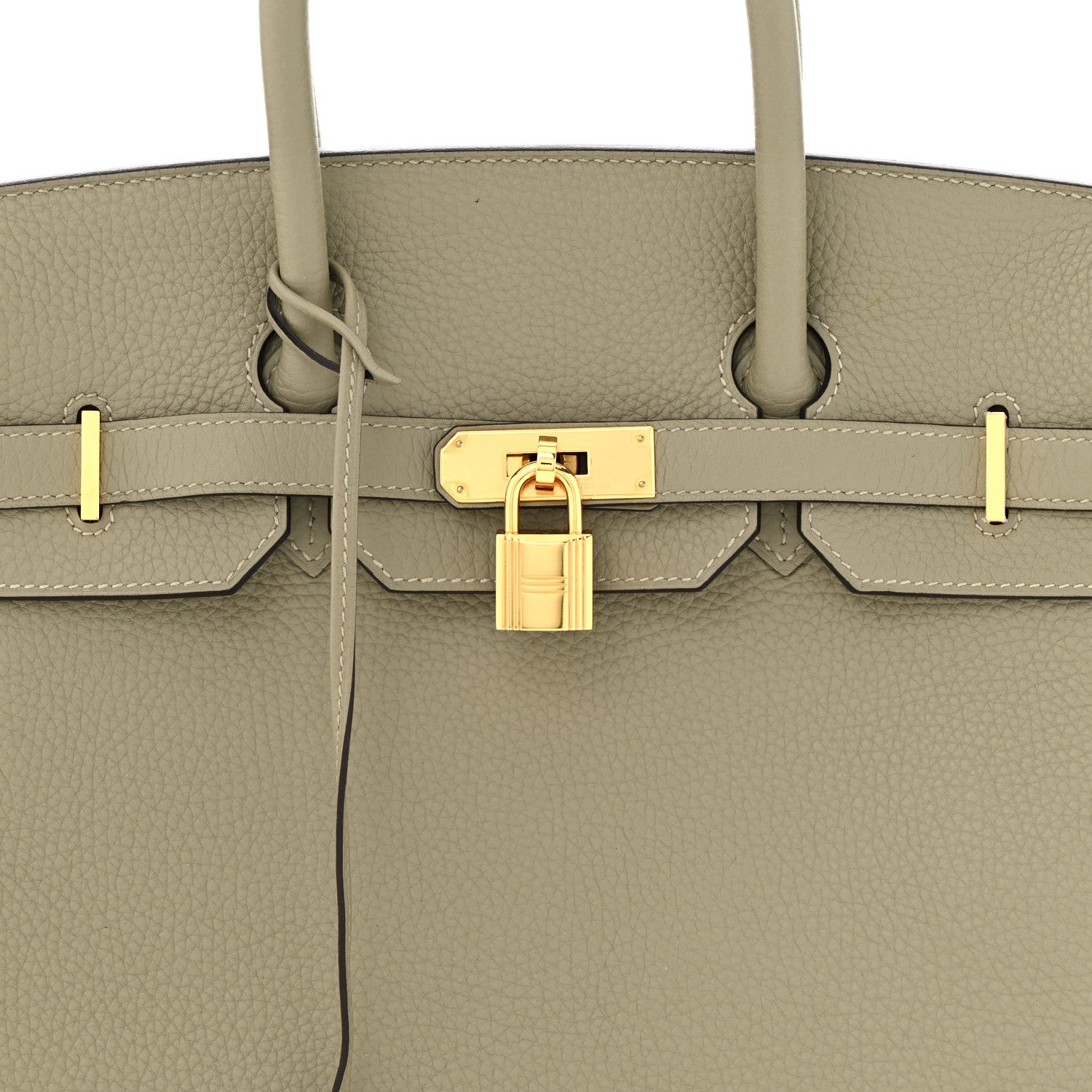 Hermes Taurillon Clemence Birkin 35 Sauge 8 of 11