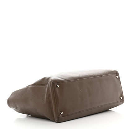 Chanel Deerskin Cerf Executive Shopper Tote Brown 5 of 22