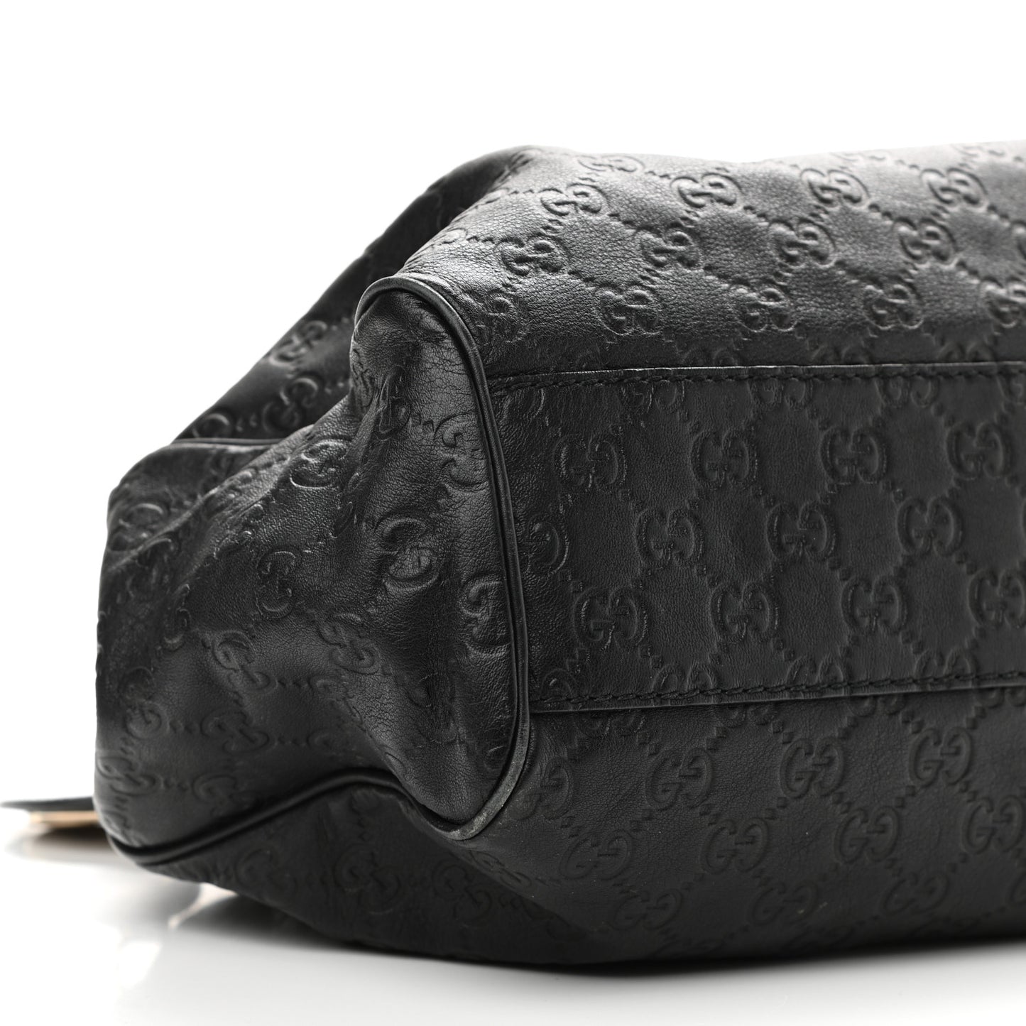 Guccissima Medium Sukey Tote Black