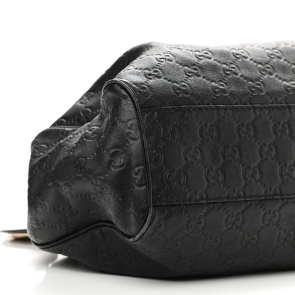 Gucci Guccissima Medium Sukey Tote Black 8 of 10