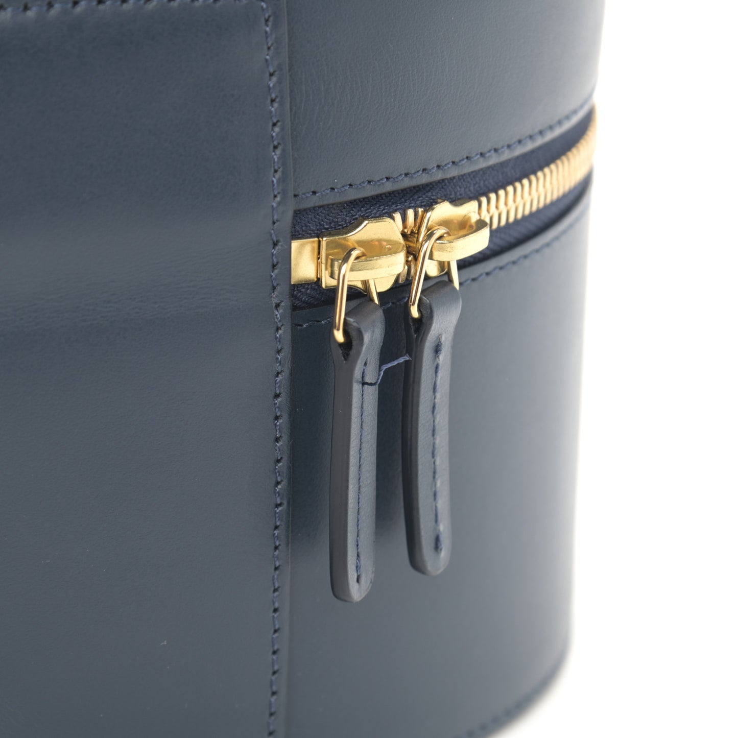 Vegetable Tanned Train Case Blue