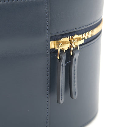 Mansur Gavriel Vegetable Tanned Train Case Blue 11 of 11