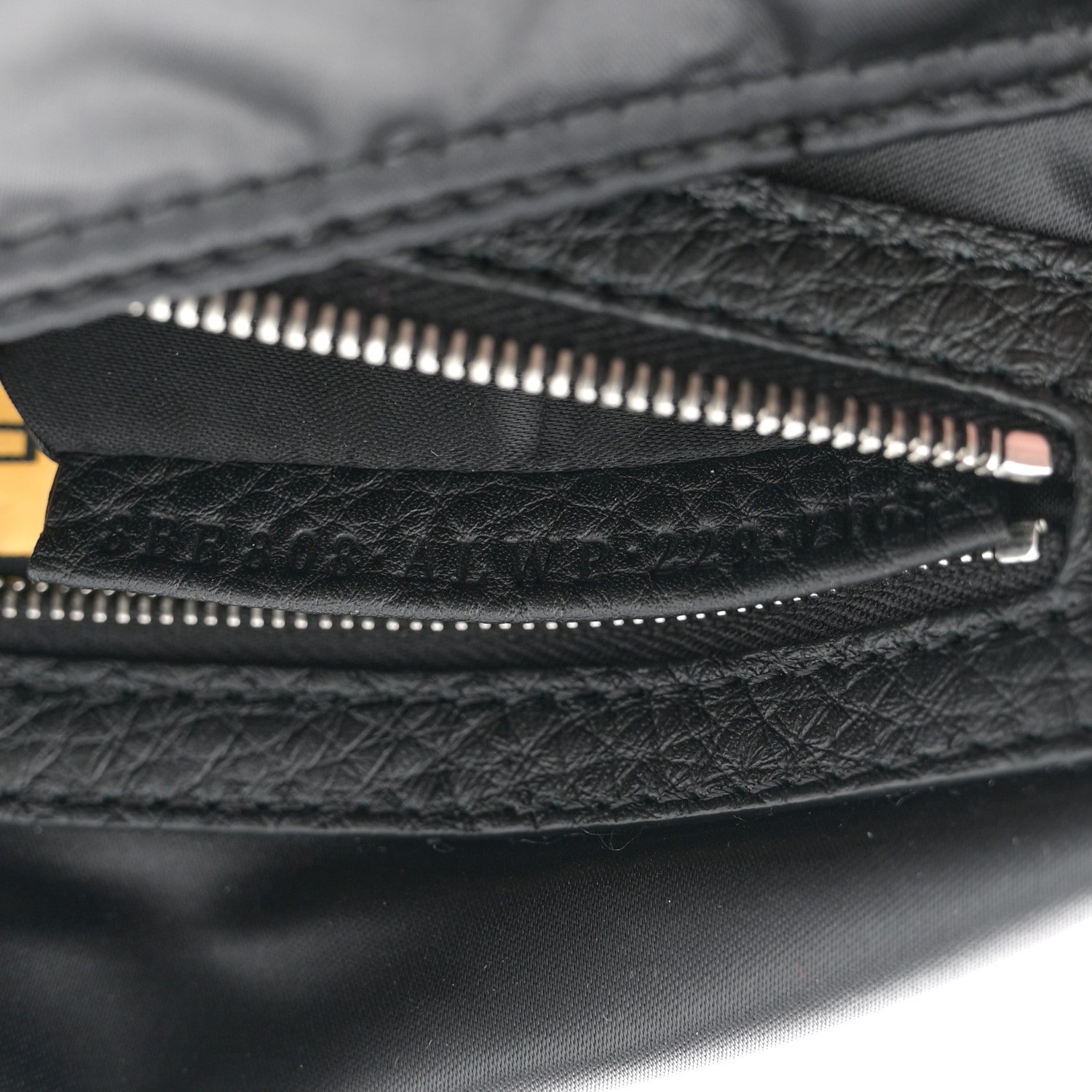 Fendi Econyl Cuoio Romano Multipocket Baguette Black 7 of 10