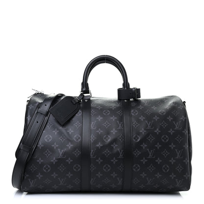 Louis Vuitton Monogram Eclipse Keepall Bandouliere 45 1 of 8