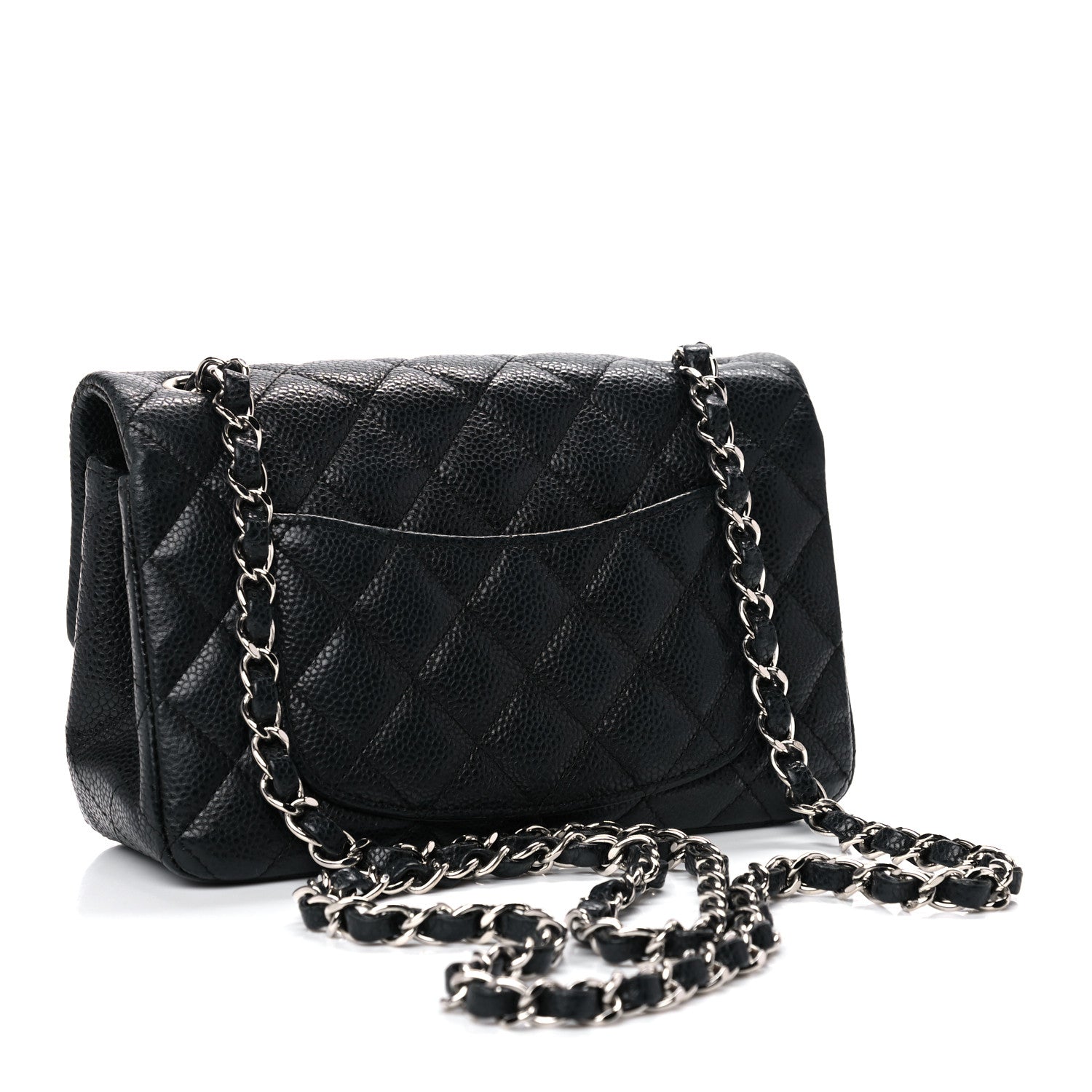 Chanel Caviar Quilted Mini Rectangular Flap Black 3 of 10