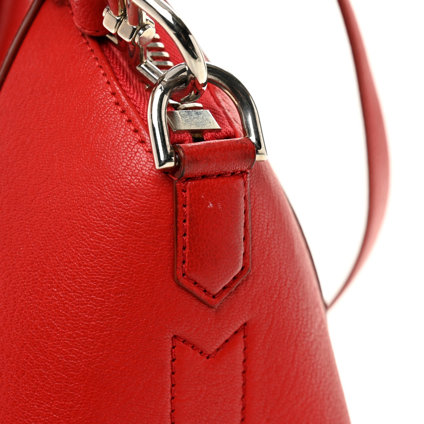 Sugar Goatskin Small Antigona Red