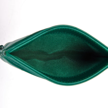 Chanel Lambskin Quilted Card Holder Green 8 of 11