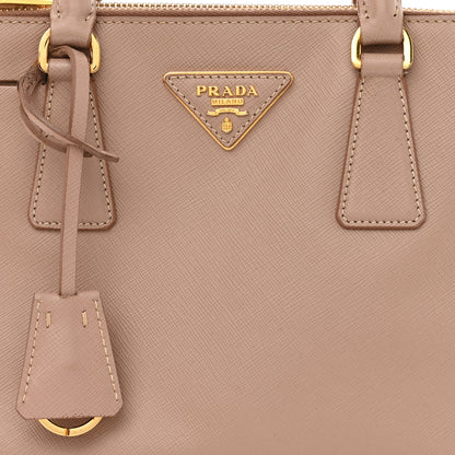 Prada Saffiano Mini Galleria Double Zip Tote Cammeo 11 of 16