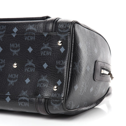 MCM Visetos Small Boston Bag Black 7 of 11