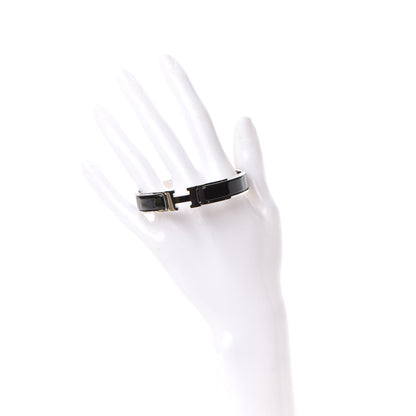 Hermes Enamel Narrow Clic Clac H Bracelet PM Black 2 of 4