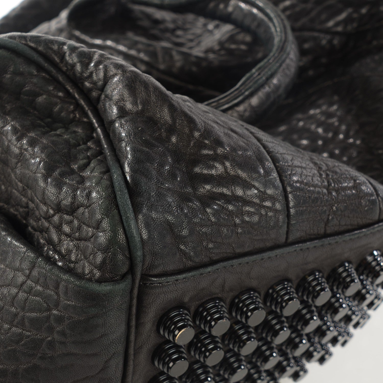 Alexander Wang Pebbled Lambskin Rocco Black Matte Black Hardware 5 of 13