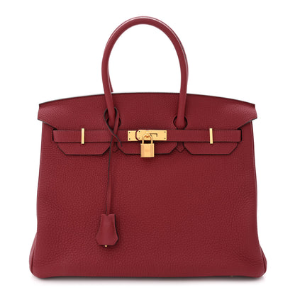 Hermes Togo Birkin 35 Rouge Grenat 1 of 10
