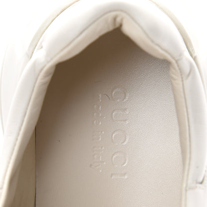 Gucci Calfskin Web Printed Mens Rhyton Sneakers 7.5 Mystic White 7 of 13