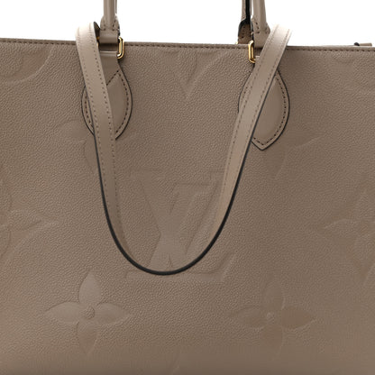 Louis Vuitton Empreinte Monogram Giant Onthego MM Tourterelle 7 of 9