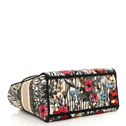 Christian Dior Canvas Embroidered Mille Fleurs Medium Lady D-Lite Multicolor 4 of 11