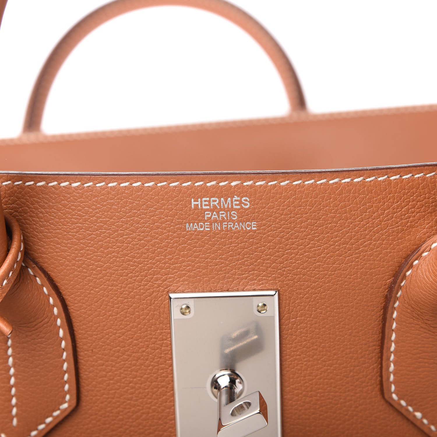 Hermes Toile De Camp Evercolor HAC Birkin 50 Ficelle Gold 8 of 11