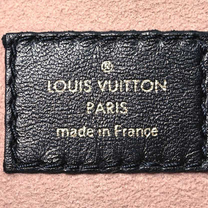Louis Vuitton Lambskin Embossed Monogram Coussin PM Black 5 of 12