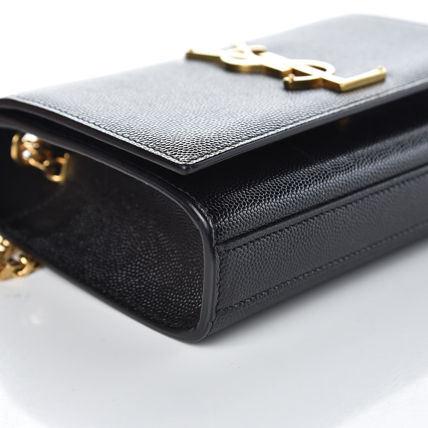 Grain De Poudre Small Monogram Kate Satchel Black