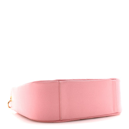Chanel Caviar Quilted Timeless CC Shoulder Bag Pink 4 of 13