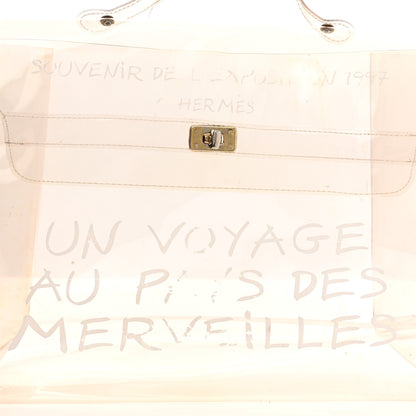 Hermes Vinyl Souvenir De L'Exposition Kelly Transparent 6 of 10
