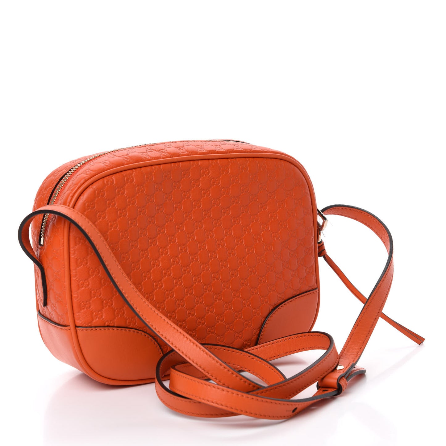 Soft Microguccissima Mini Bree Messenger Bag Sun Orange