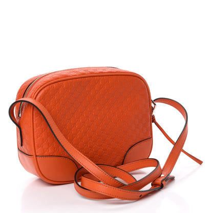 Gucci Soft Microguccissima Mini Bree Messenger Bag Sun Orange 3 of 10