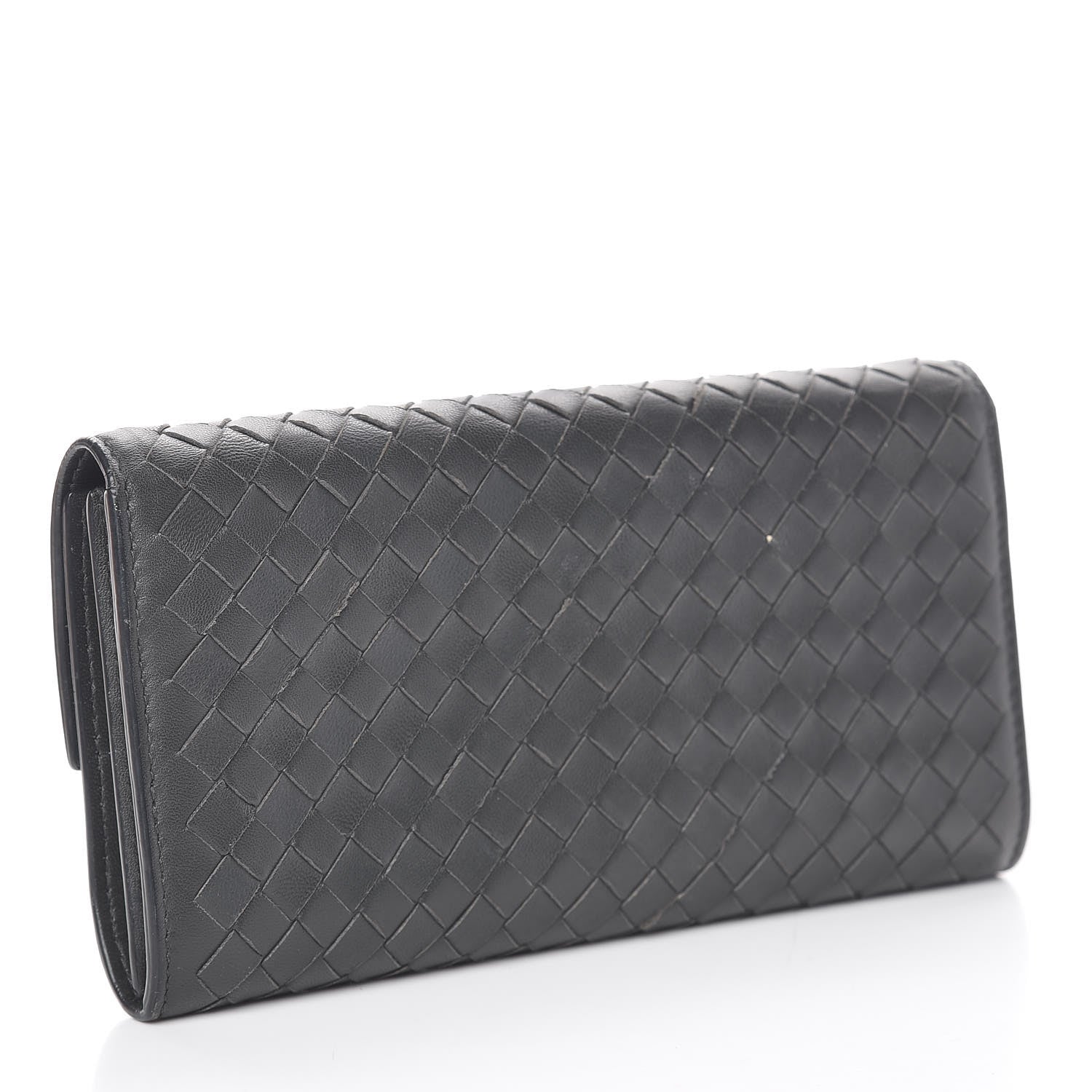 Bottega Veneta Nappa Intrecciato Continental Wallet Light Grey 3 of 13