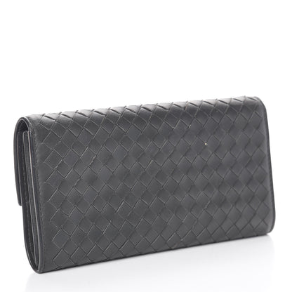 Bottega Veneta Nappa Intrecciato Continental Wallet Light Grey 3 of 13