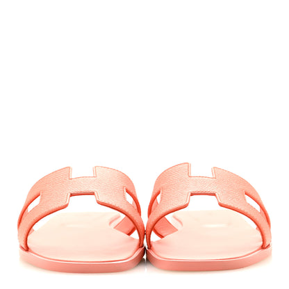 Hermes Epsom Oran Sandals 39.5 Orange Joey 3 of 11