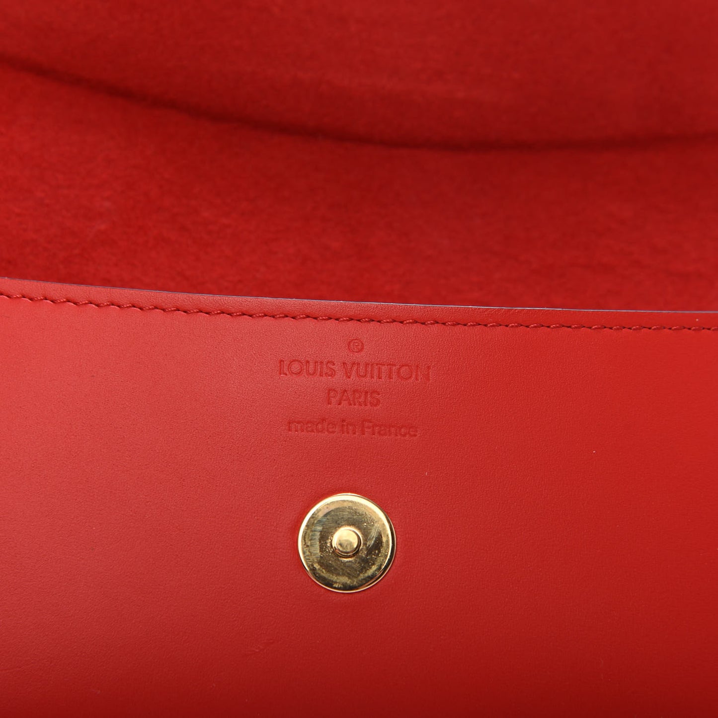 Monogram Woody Glasses Case Rouge