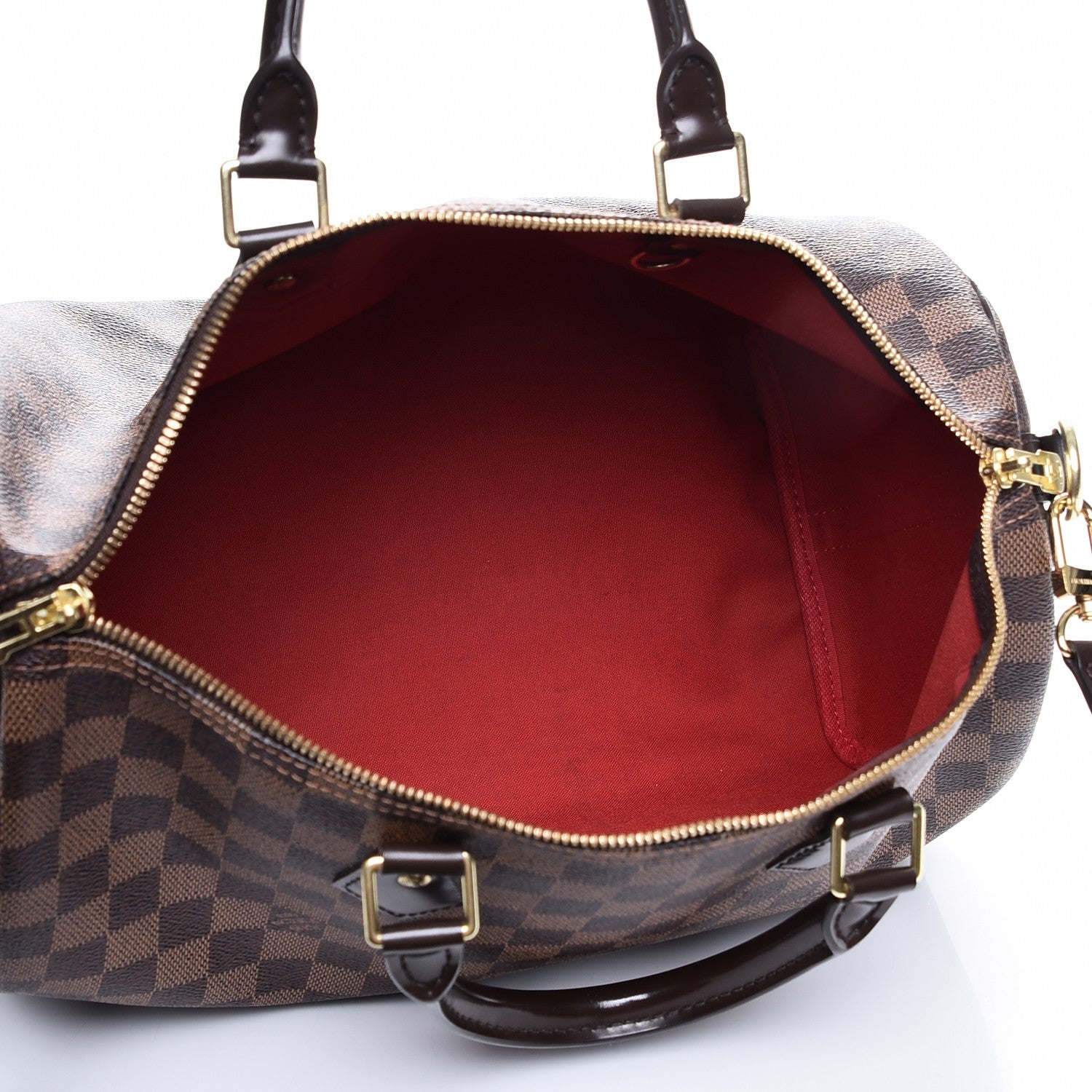Louis Vuitton Damier Ebene Speedy Bandouliere 35 6 of 9