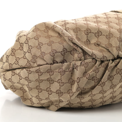 Gucci Monogram Studded Pelham Shoulder Bag Dark Brown 9 of 10