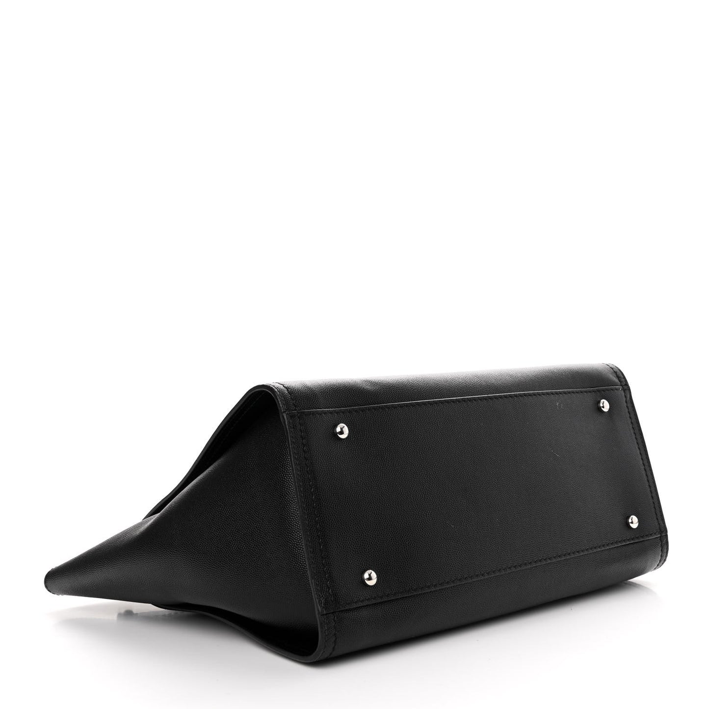 Caviar Small Studded Deauville Tote Black