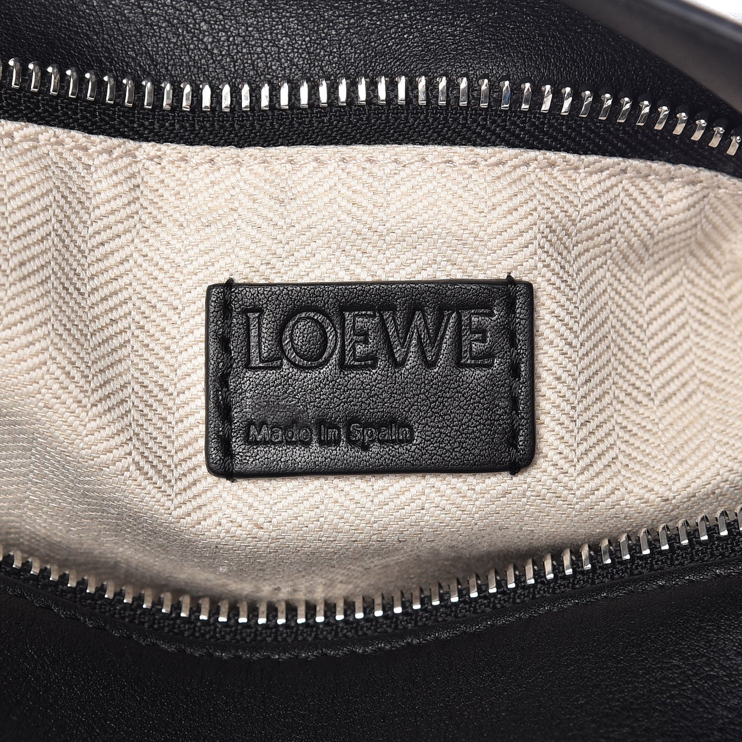 Calfskin Small Puzzle Bag Black