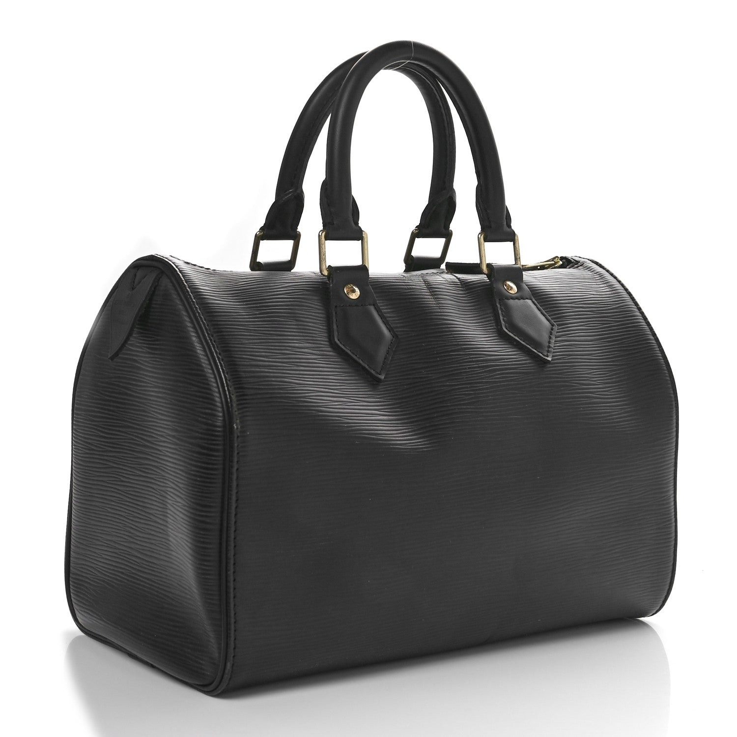 Louis Vuitton Epi Speedy 25 Black 3 of 10
