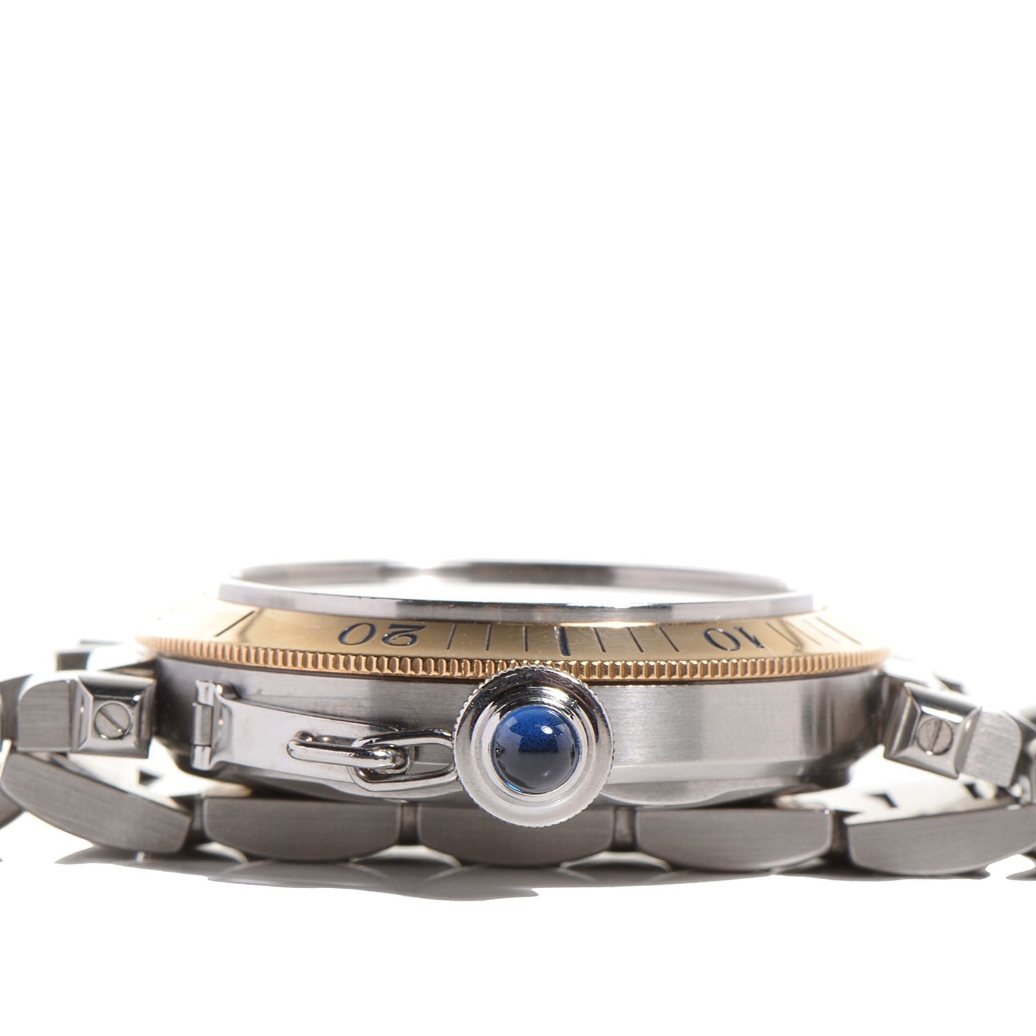 Cartier Stainless Steel 18K Yellow Gold 38mm Pasha C Automatic Watch 5 of 9
