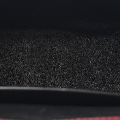Saint Laurent Lambskin Matelasse Monogram Medium Vicky Chain Bag Rouge Legion 5 of 12