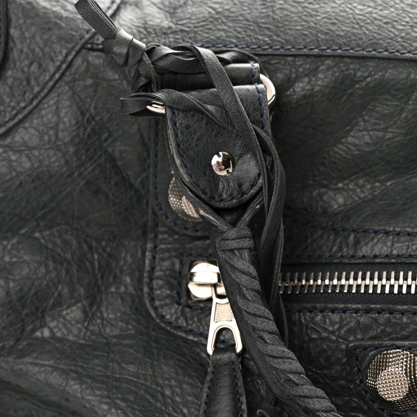 Agneau Giant 21 Silver Hardware Work Anthracite