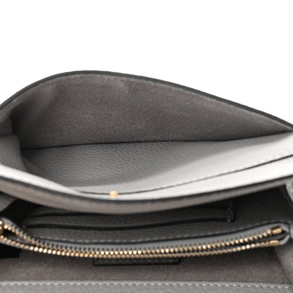 Valentino Garavani Pebbled Calfskin Rockstud Wallet on Chain Pastel Grey 7 of 10