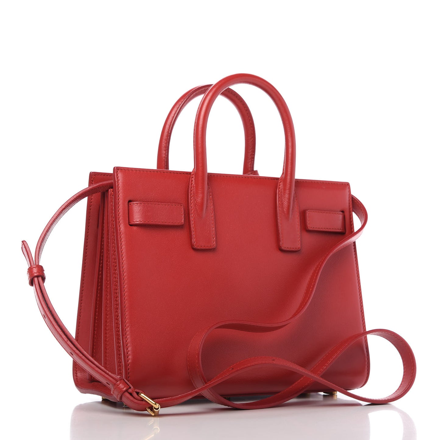 Calfskin Nano Sac De Jour Lipstick Red