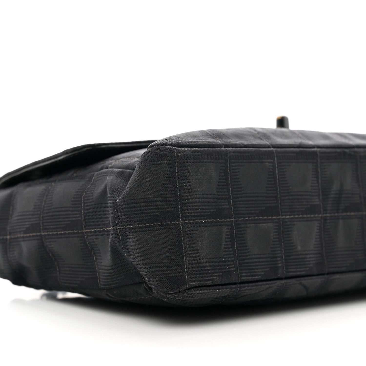 Chanel Nylon Medium Travel Flap Black 9 of 11