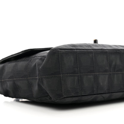 Chanel Nylon Medium Travel Flap Black 9 of 11