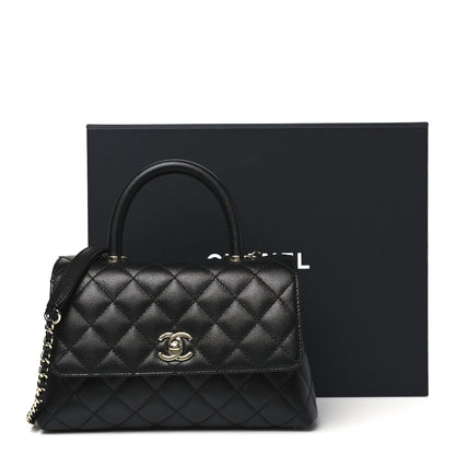 Chanel Caviar Quilted Mini Coco Handle Flap Black 11 of 11