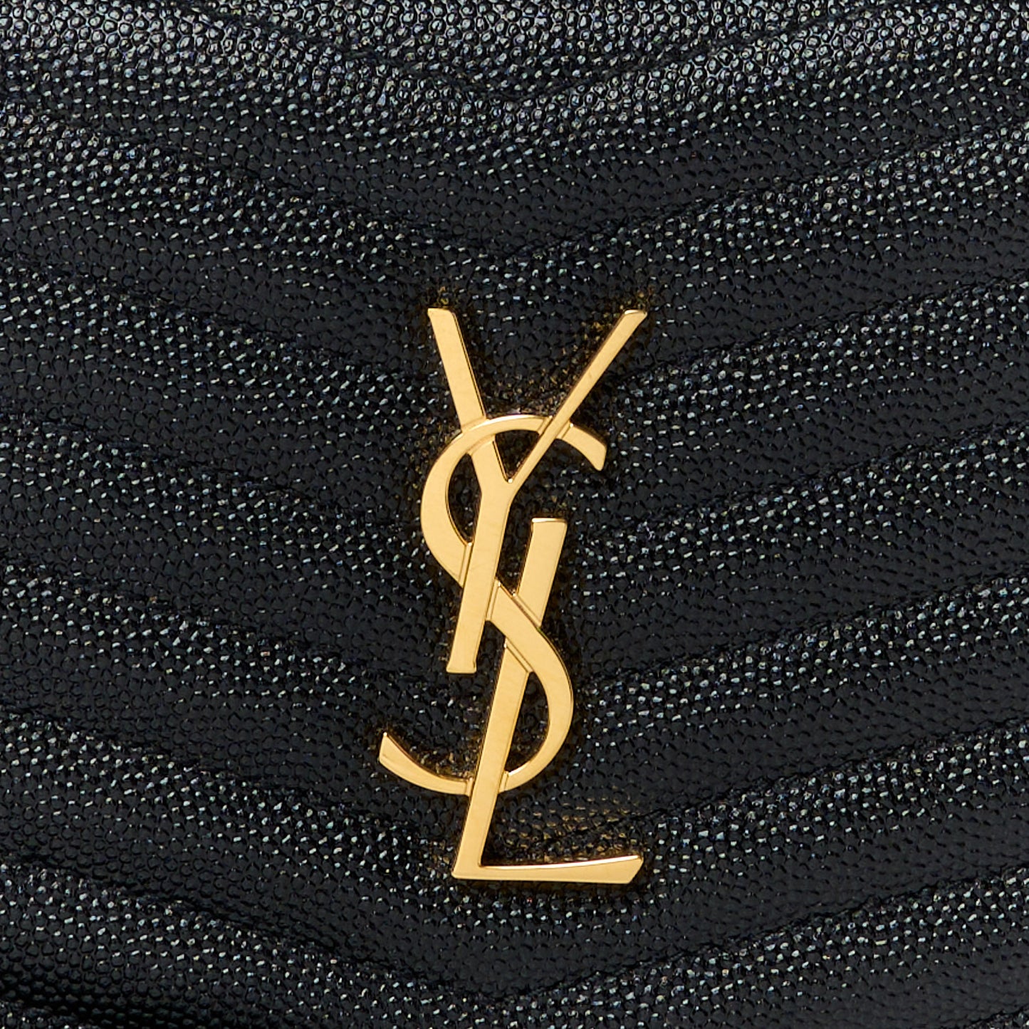Grain De Poudre Matelasse Monogram Mini Lou Camera Bag Black